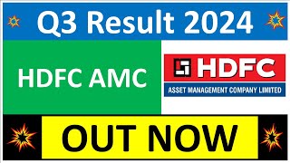 HDFC AMC Q3 results 2024 | HDFC AMC results today | HDFC AMC Share News | HDFC AMC Share latest news