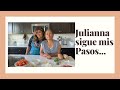 Julianna Cosina una de sus comidas favoritas siguiendo mis instrucciones!! (Pasó la prueba?)