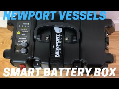 Newport Vessels Smart Battery Box - Trolling Motor Power Center - Great For Inflatable Boats!