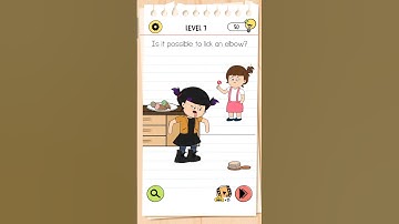 is it possible to lick an elbow 😮#games #braintest #shorts