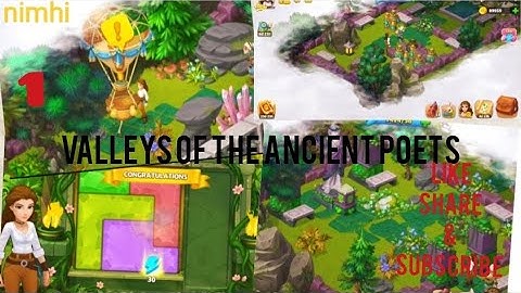 solved game || valleys of the ancient poets || part1|| island questaway
