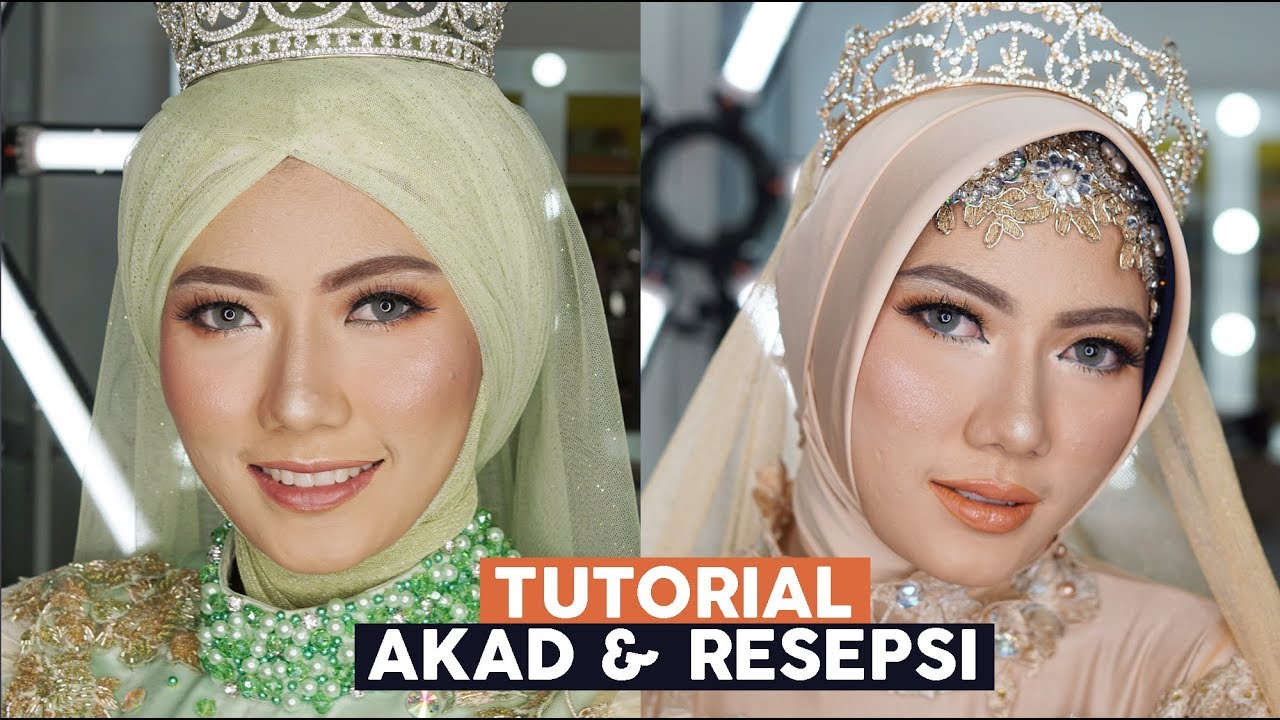 Wedding Muslimah Tutorial Makeup Akad Dan Resepsi 2in1 Inivindy