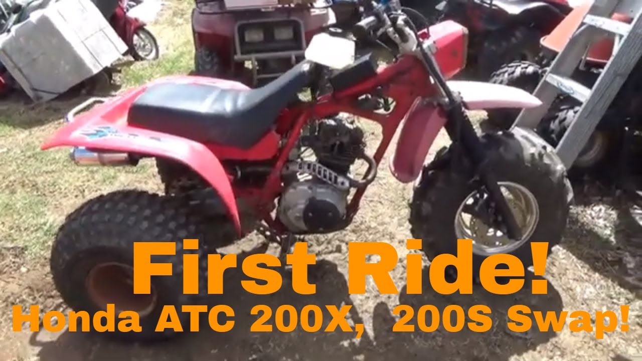 First Ride 1984 Honda Atc 0x With 0s Engiine Conversion Youtube