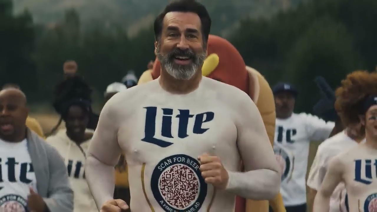 Rob Riggle  -  Miller Lite    Super Bowl 2024 commercial