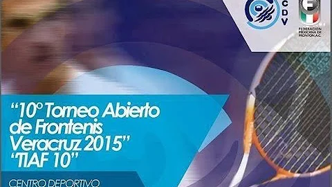 FVMX  10. TIAF Veracruz 2015  FIV  Alberto Caraveo Vs Arturo Rodrguez