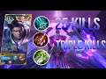 ALUCARD JUNGLE 25 KILLS 😈 | BEST BUILD | SOLO CARRY RANKED