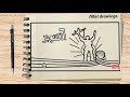 easy drawing | How to draw october war | Drawing the flag of Egypt | filfel drawings