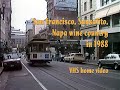 San francisco sausalito napa wine country in 1988 vhs home