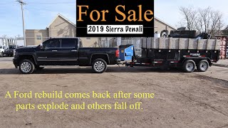 The 2019 Sierra Denali is finally ready to sell and an old build comes back