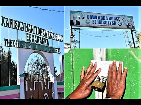 Deg-Deg-Hantidhawrka Guud ee Qaranka S/Lnd Oo Albaabada U Laabay Xafiisyada Dawlada Hoose Hargeisa