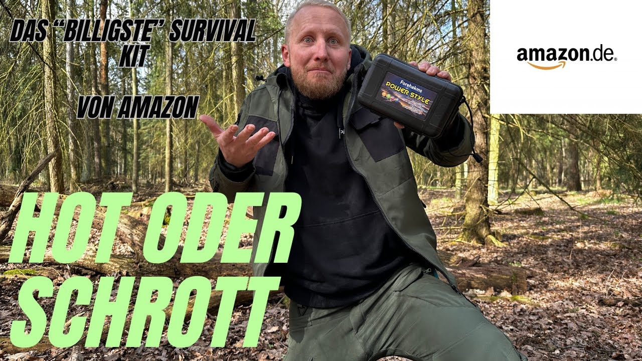 China Schrott oder Geheimtipp?...Wir testen das günstigste Survival Kit von Amazon.