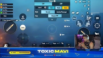 TOXIC MAVI CONTROL CODE | MAVI NEW SENSITIVITY | MAVI CONTROL CODE PUBG MOBILE