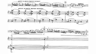Henri Tomasi - Complainte du Jeune Indien for Clarinet and Piano (1949) [Score-Video]