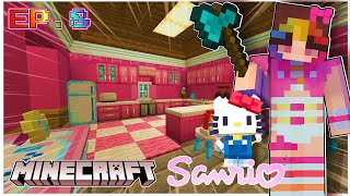 House Make-over!! **SUPER CUTE** | Ep.8 | Hello Kitty and Friends DLC - Minecraft
