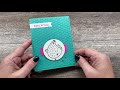 How to make a fun Birthday Chick Card with a fun inside!