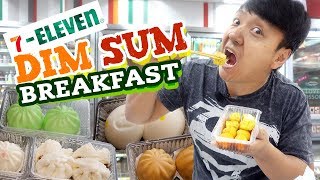 7ELEVEN DIM SUM Breakfast in HONG KONG