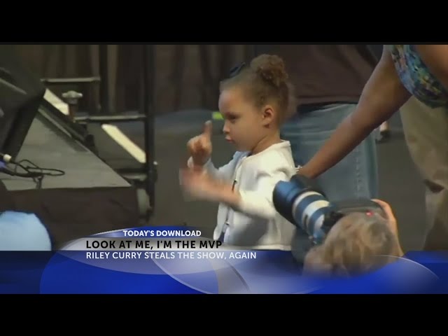 I can't open my eyes': Riley Curry snoozes her way through reality show  appearance