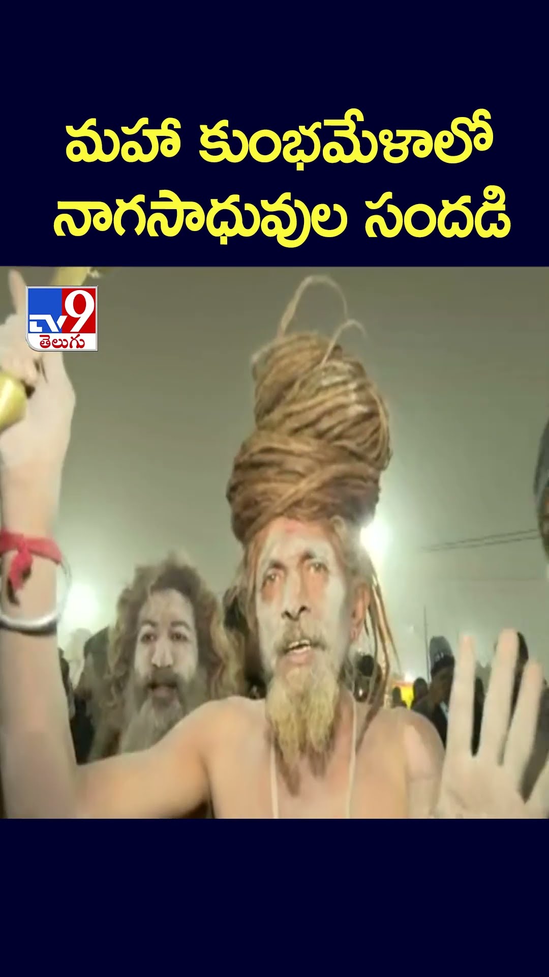 MahaKumbh Mela 2025 : మహా కుంభమేళాలో నాగసాధువుల సందడి - TV9