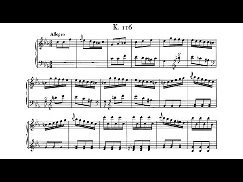 Scarlatti: Keyboard Sonata in C minor K. 116 - Ralph Kirkpatrick, 1954 - Columbia SL-221