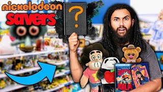 I Bought EVERY NICKELODEON ITEM They Had At This THRIFT STORE AND A SHOCKING MYSTERY BOOK..