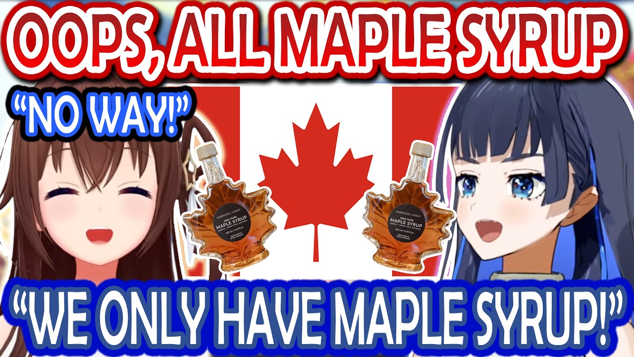 Sora Loses It As Kronii Feels Bad That Canada's Only Souvenir is Maple Syrup