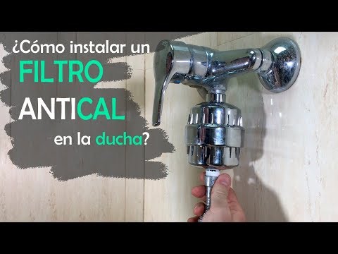 Instalar un filtro antical en la ducha