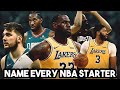 Name EVERY NBA Starter (Sporcle Quiz) | I Forgot an ALLSTAR