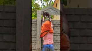 Compound wall installation #shortvideo |Boundary wall installation #viral #housecost #civilengineer