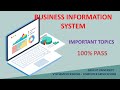 CALICUT UNIVERSITY | BUSINESS INFORMATION SYSTEM | VTH SEM | BCOM | COMPUTER APPLICATION | REVISION