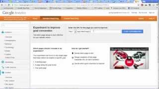 Google Analytics Training: Experiments