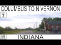 Columbus to north vernon indiana state road 7