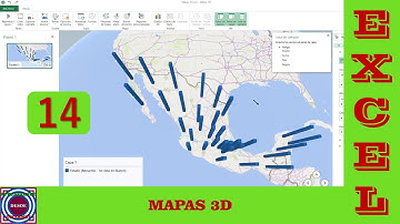 Mapas 3D en Excel 2019.