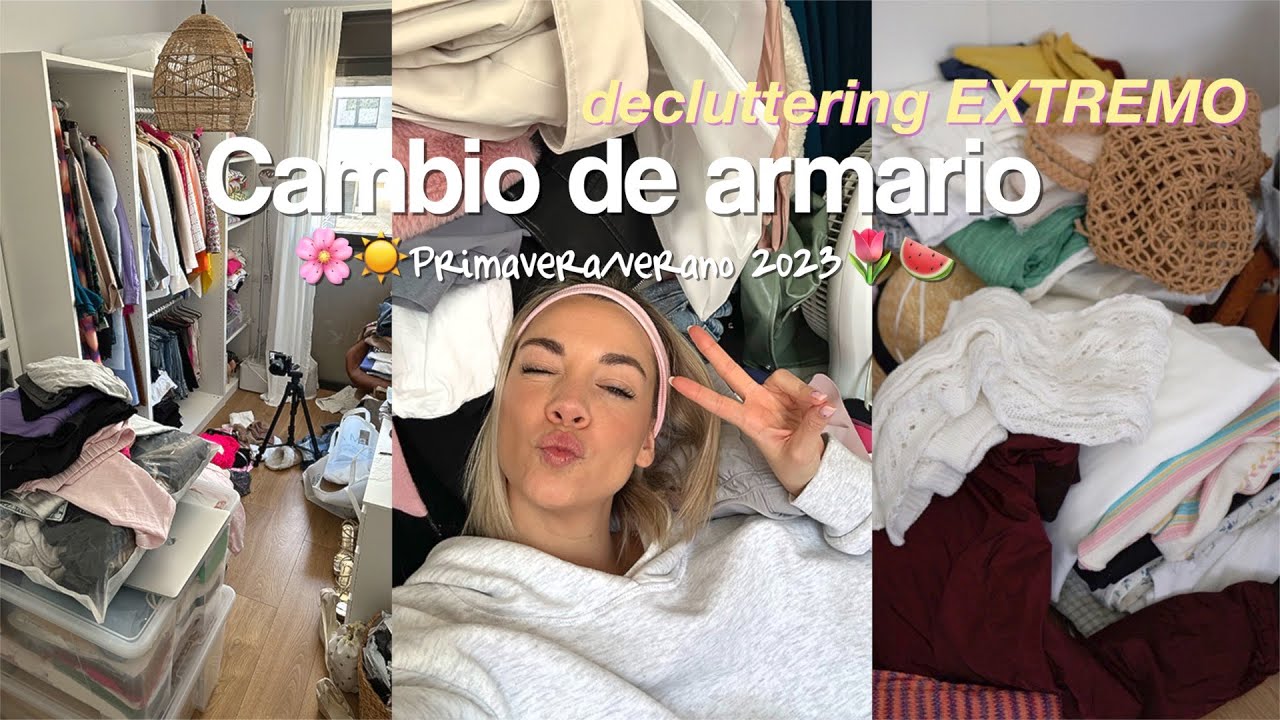 ✨CAMBIO DE ARMARIO🌷Primavera/verano 2023☀️Decluttering EXTREMO💕