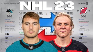 NHL 23 - TIMO MEIER TO NEW JERSEY TRADE SIMULATION