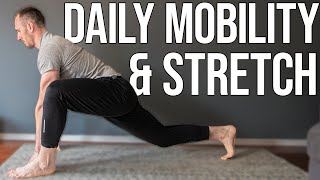 10 Minute Mobility \& Stretching Routine Follow Along - Morning, Daily, Warm up, or Cool Down