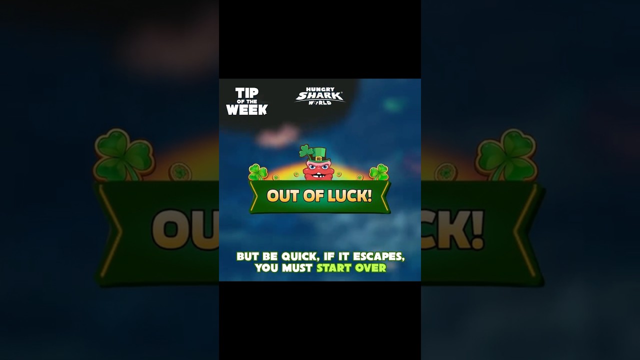 Can you outsmart a trickster? 🤪🍀#HungrySharkWorld #stpatricksday
