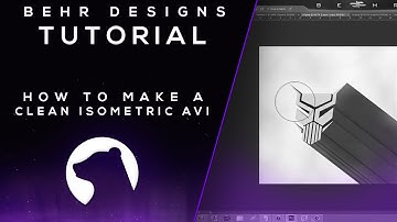 Tutorial: Clean/Basic Isometric Logo(AVI) - (C4D+PS) - Behr