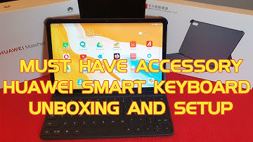 Huawei Matepad 10.4 Smart Keyboard Unboxing and Initial Set up