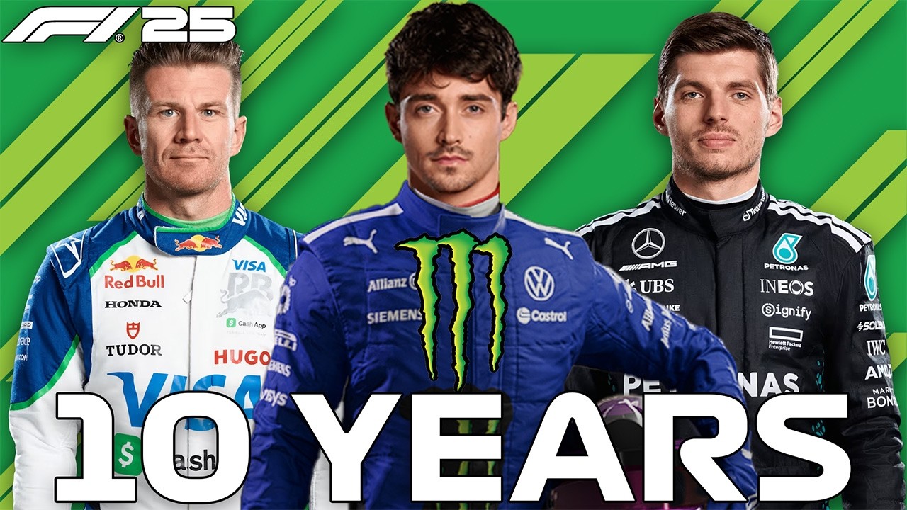 What if Monster joined F1 25 MyTeam (10 Year Simulation)