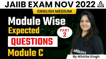 JAIIB Exam Nov 2022 | LRB Module Wise Expected Questions | Module C | English Medium #2