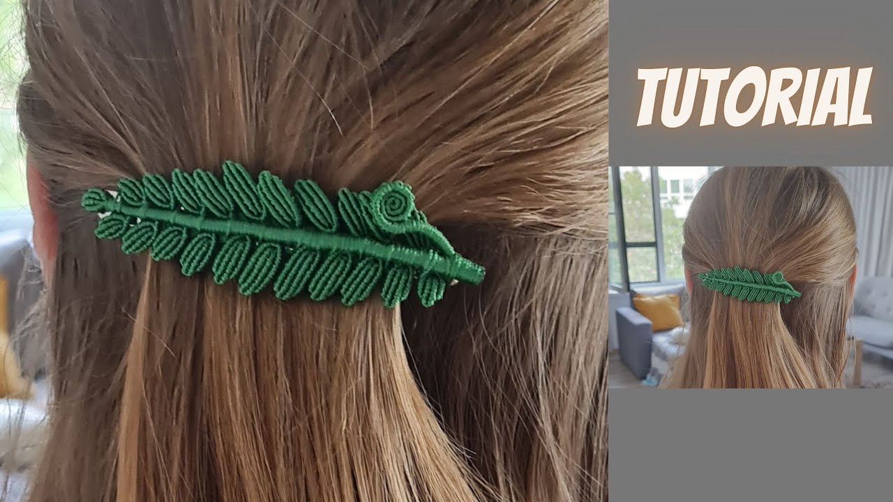 Craft a Spiral Macrame Fern Leaf (Part II)