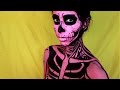 Easy Halloween Makeup: Pop Art Skull