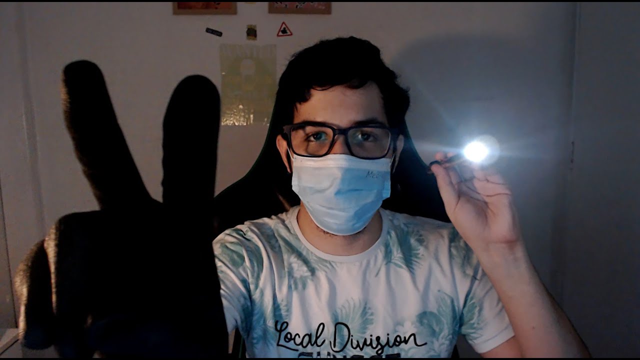 ASMR ROLEPLAY - EXAME DOS NERVOS CRANIANOS (*muito relaxante!*)