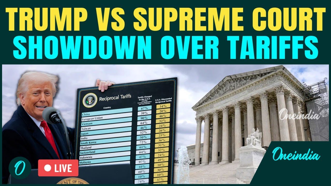 US Supreme Court On Trump Tariffs Live: Trump Pleads TOP Court for Tariff Power, Warns $159 Bn loss