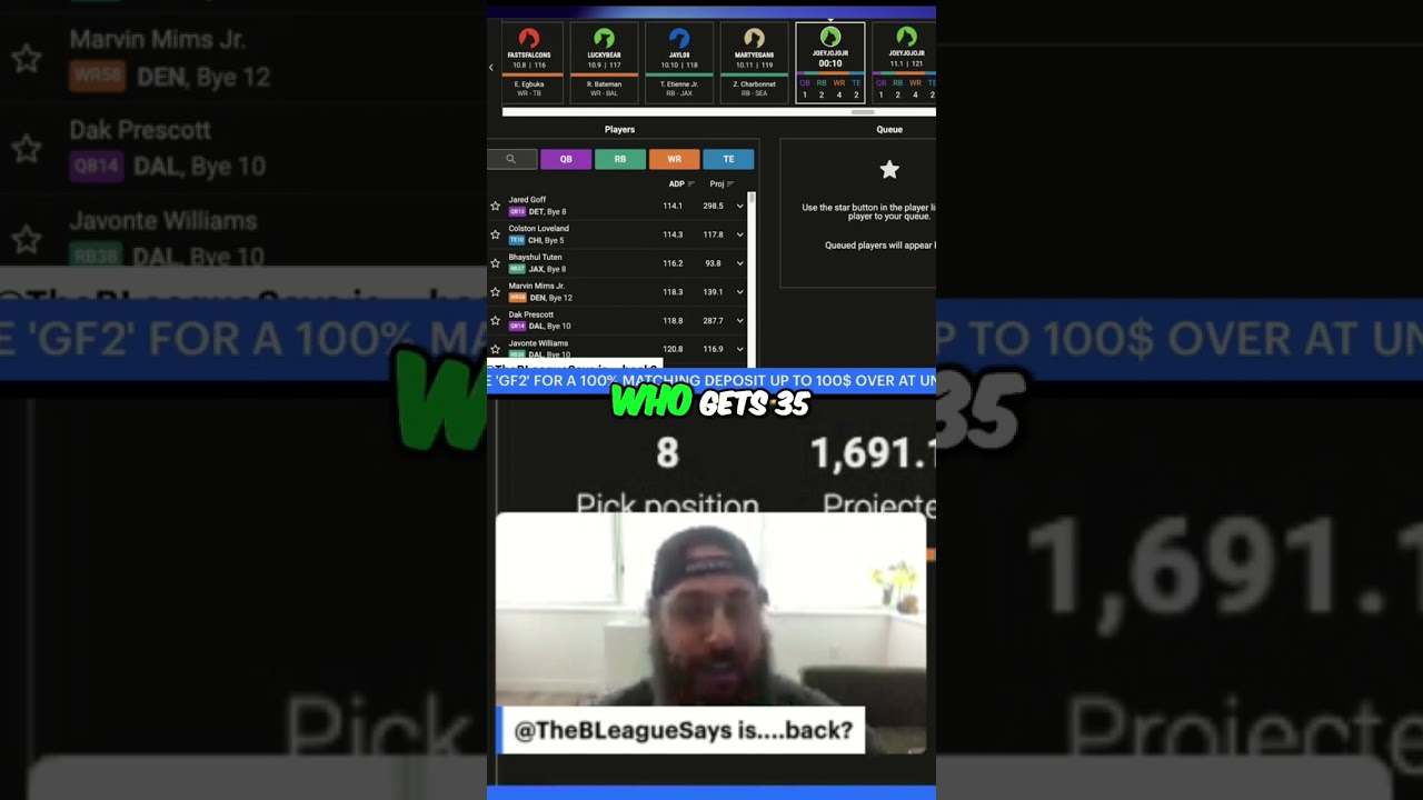 Best Ball Draft Strategy: Late Round Gems