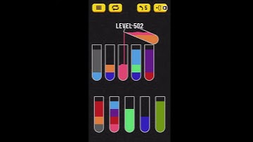 Water Sort Puzzle Level 502