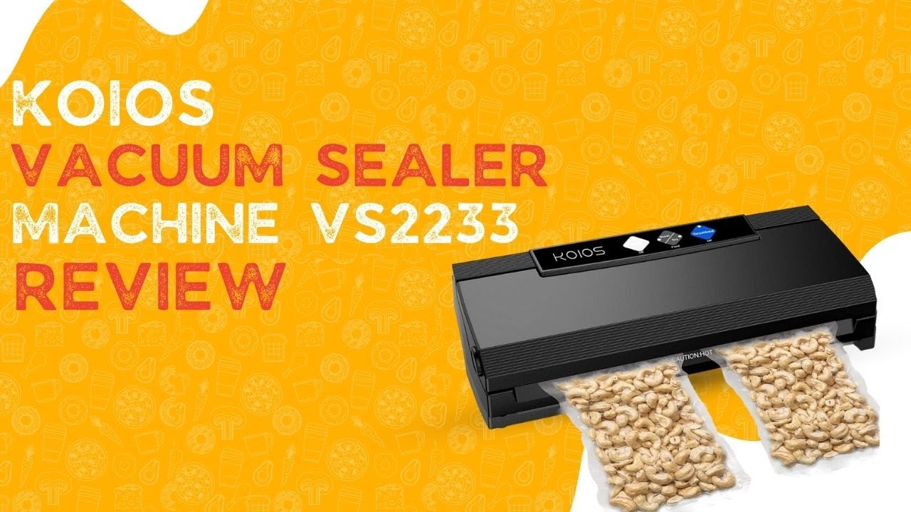 Koios Vacuum Sealer Machine 80Kpa Automatic Food Sealer Cutter +