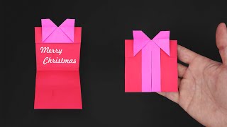Easy Origami Christmas Card - How to Fold by Easy Origami and Crafts 5,235 views 5 months ago 3 minutes, 12 seconds