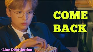 NCT 127 - COME BACK (Line Distribution)