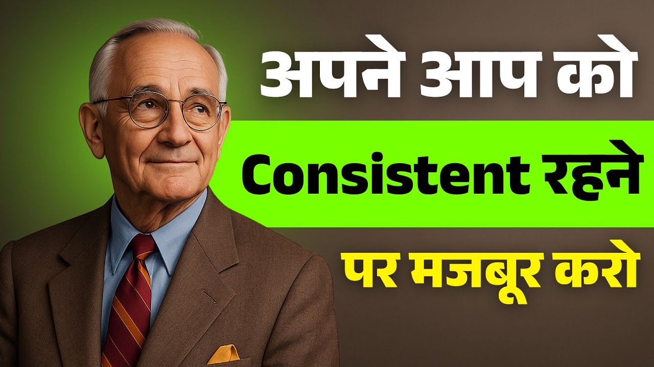 अपने आप को Consistent रहने पर मजबूर करो, बाकी सब खुद ठीक हो जाएगा | ( नेपोलियन हिल )